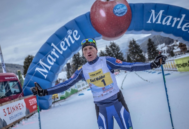 Volata vincente di Francesco Ferrari alla Pustertaler Ski Marathon