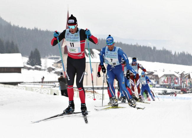 GF Val Casies start in salita in direzione Santa Maddalena