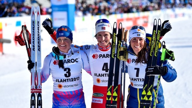 Mondiali Lahti: skiathlon oro a Bjorgen e Ustiugov, Salvadori decimo